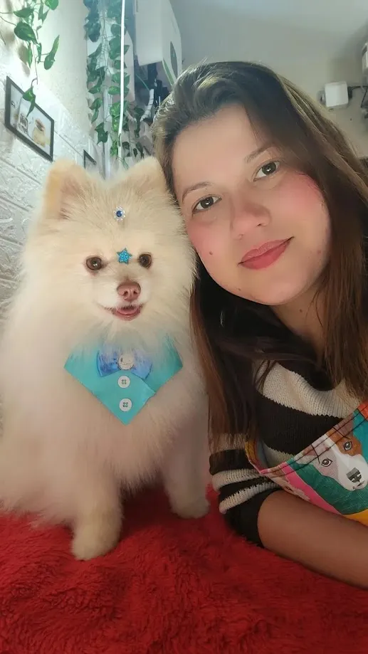 Cristiane Telecheski, especialista em banho e tosa da Love Patinhas